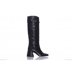FENDI IN LEATHER PROMENADE BOOTS