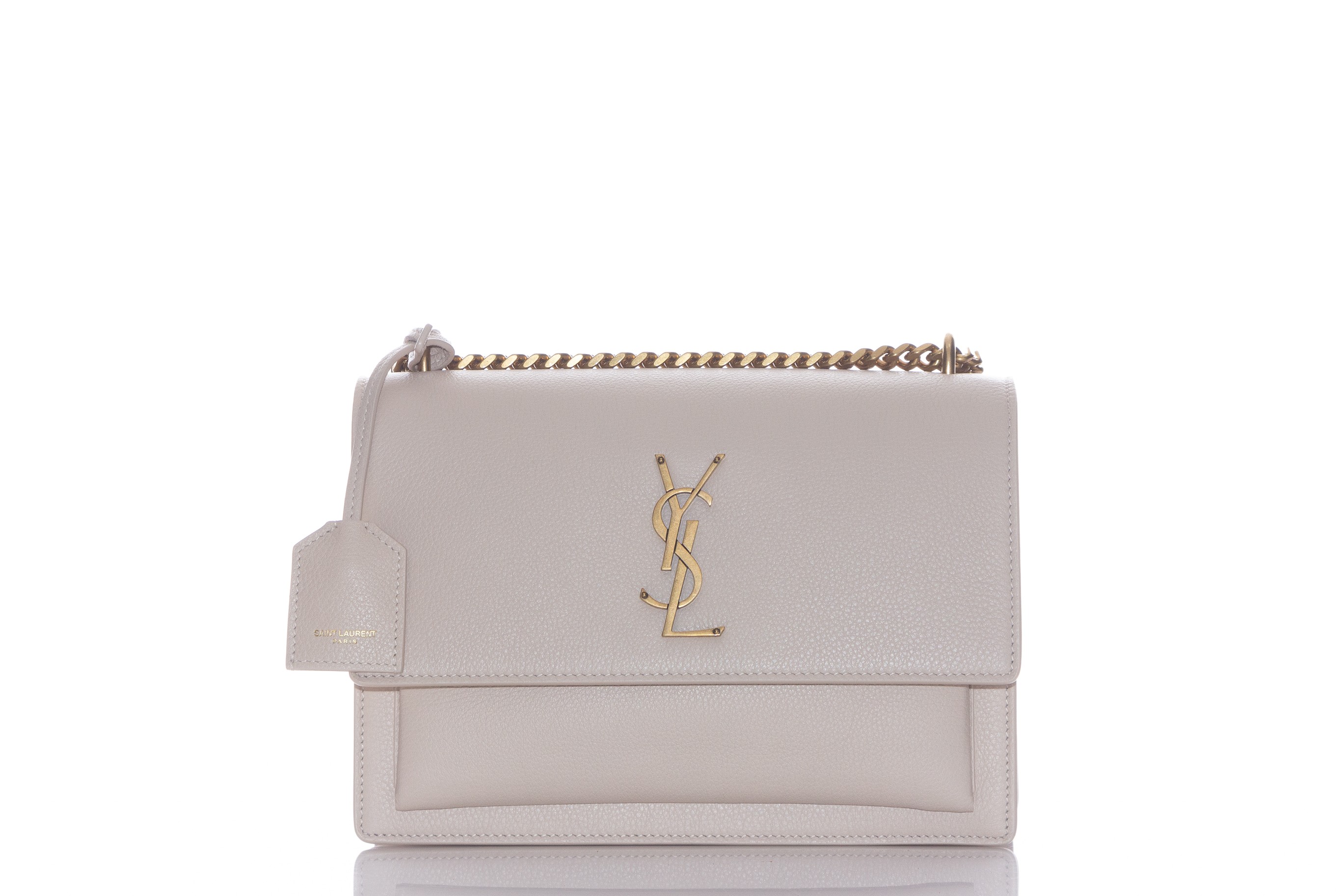 sunset medium in grained leather