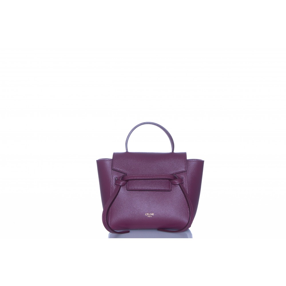 pico belt bolsa in grained calfskin