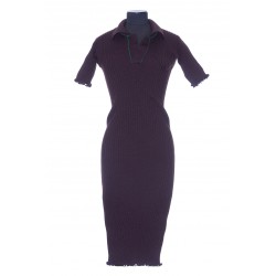 BOTTEGA VENETA DRESS WOOL LIGHT WEIGHT RIBS