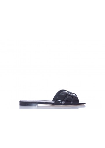 SAINT LAURENT NU PIEDS 05 CUIR VERNIS