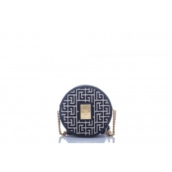 BALMAIN BICOLOR JACQUARD 1945 CIRCLE BAG