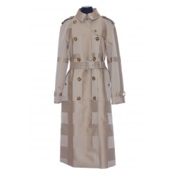 BURBERRY TRENCH EN GABARDINE DE COTON CHECK