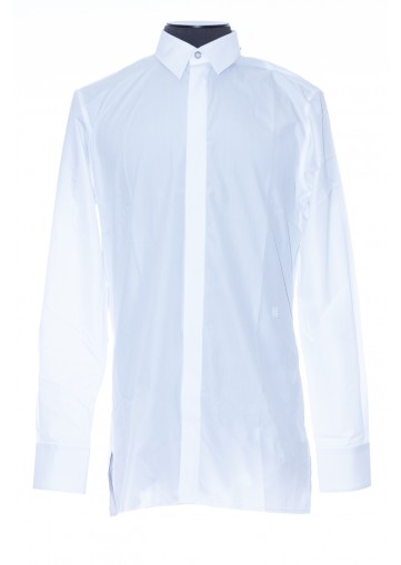 GIVENCHY WOVEN SHIRT 4G EMBROIDERED POPLIN