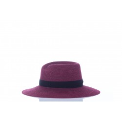 MAISON MICHEL VIRGINIE 21PF STRAW BURGUBDY