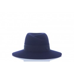 MAISON MICHEL VIRGINIE HAT FELT TIMELESS  NAVY