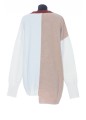 LOEWE ANAGRAM ASYMMETRIC CARDIGAN