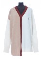 LOEWE ANAGRAM ASYMMETRIC CARDIGAN