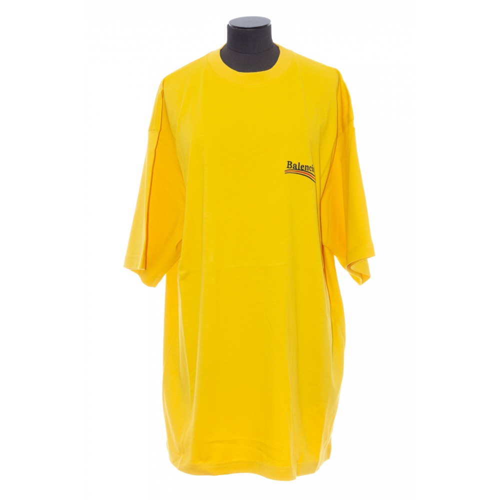 balenciaga yellow shirt