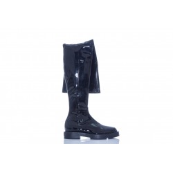 GIVENCHY SQUARED OVER-THE-KNEE  BOOT IN SYNTHETIC STRETCH PATENT