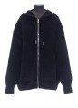 GIVENCHY KNITWEAR ZIPPED HOODIE 4G VELOURS