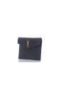 SAINT LAURENT UPTOWN BABY POUCH CUIR EFFET CROCO GLACE (OR)