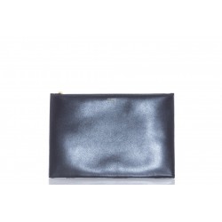 SAINT LAURENT SAINT LAURENT PARIS POUCH XL  CUIR GLACE (OR)