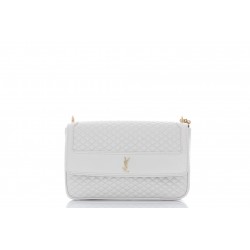 SAINT LAURENT VICTOIRE CHAIN BAG IN QUILTED LAMBSKIN