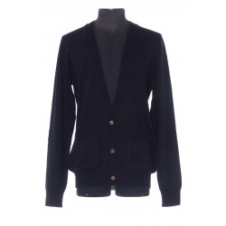 BALMAIN KNITTED VIRGIN WOOL CARDIGAN