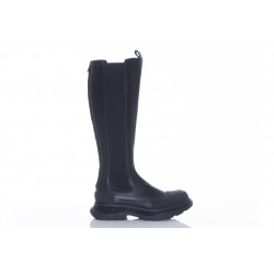 ALEXANDER MCQUEEN TREAD SLICK KNEE HIGH BOOT