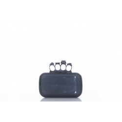 ALEXANDER MCQUEEN SKULL FOUR-RING CLUTCH