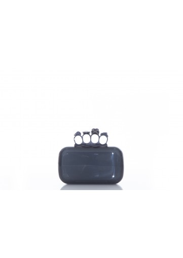 ALEXANDER MCQUEEN SK.FOUR RING CLUTCH