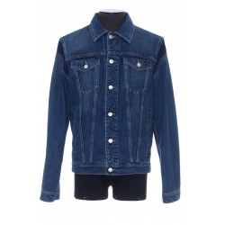 ALEXANDER MCQUEEN VESTE EN DENIM À GRAFFITI MCQUEEN