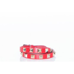 VALENTINO GARAVANI LEATHER DOUBLE BRACELET