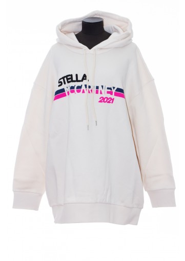 STELLA MCCARTNEY MOTO LOGO PRINT HOODIE