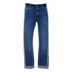 STELLA MCCARTNEY STONE BLUE WASH TROUSERS TAPE