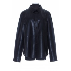 YVES SALOMON LEATHER SHIRT