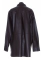 YVES SALOMON LONG LEATHER SHIRT