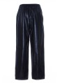 YVES SALOMON LEATHER JOGGERS