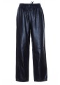 YVES SALOMON LEATHER JOGGERS