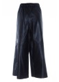 YVES SALOMON 7/8 LEATHER TROUSERS