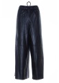 YVES SALOMON 7/8 LEATHER TROUSERS