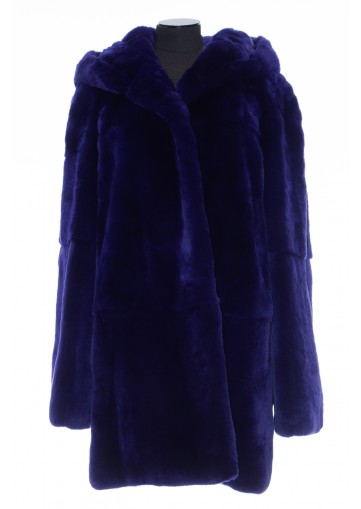 YVES SALOMON REX HOODED COAT