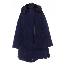 YVES SALOMON 3/4 DOWN JACKET IN TECHNICAL FABRIC