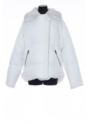 YVES SALOMON DOWN JACKET IN TECHNICAL FABRIC