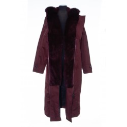YVES SALOMON 7/8 PARKA LONDON IN TECHNICAL COTTON