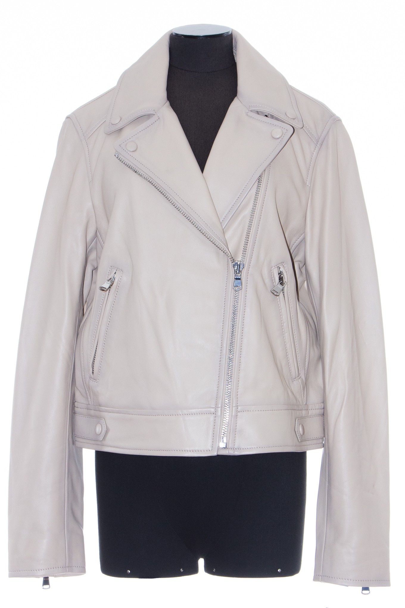 Yves salomon online leather jacket