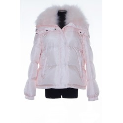 YVES SALOMON DOWN JACKET WITH VAPOROUS