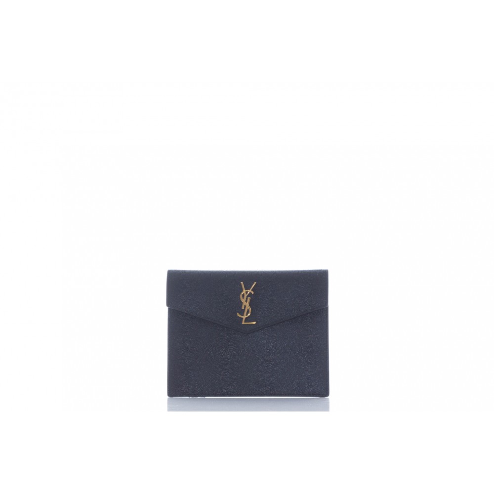 SAINT LAURENT UPTOWN BABY POUCH CUIR IMPRESSION GRAIN DE POUDRE