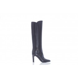 SAINT LAURENT JANE BOTTES MONOGRAMME EN CUIR LISSE