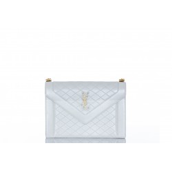 SAINT LAURENT SATCHEL GABY AGNEAU PLUME MATELASSE