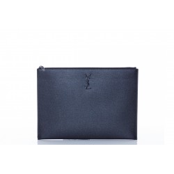 SAINT LAURENT MONOGRAM DOCUMENT HOLDER IN LEATHER