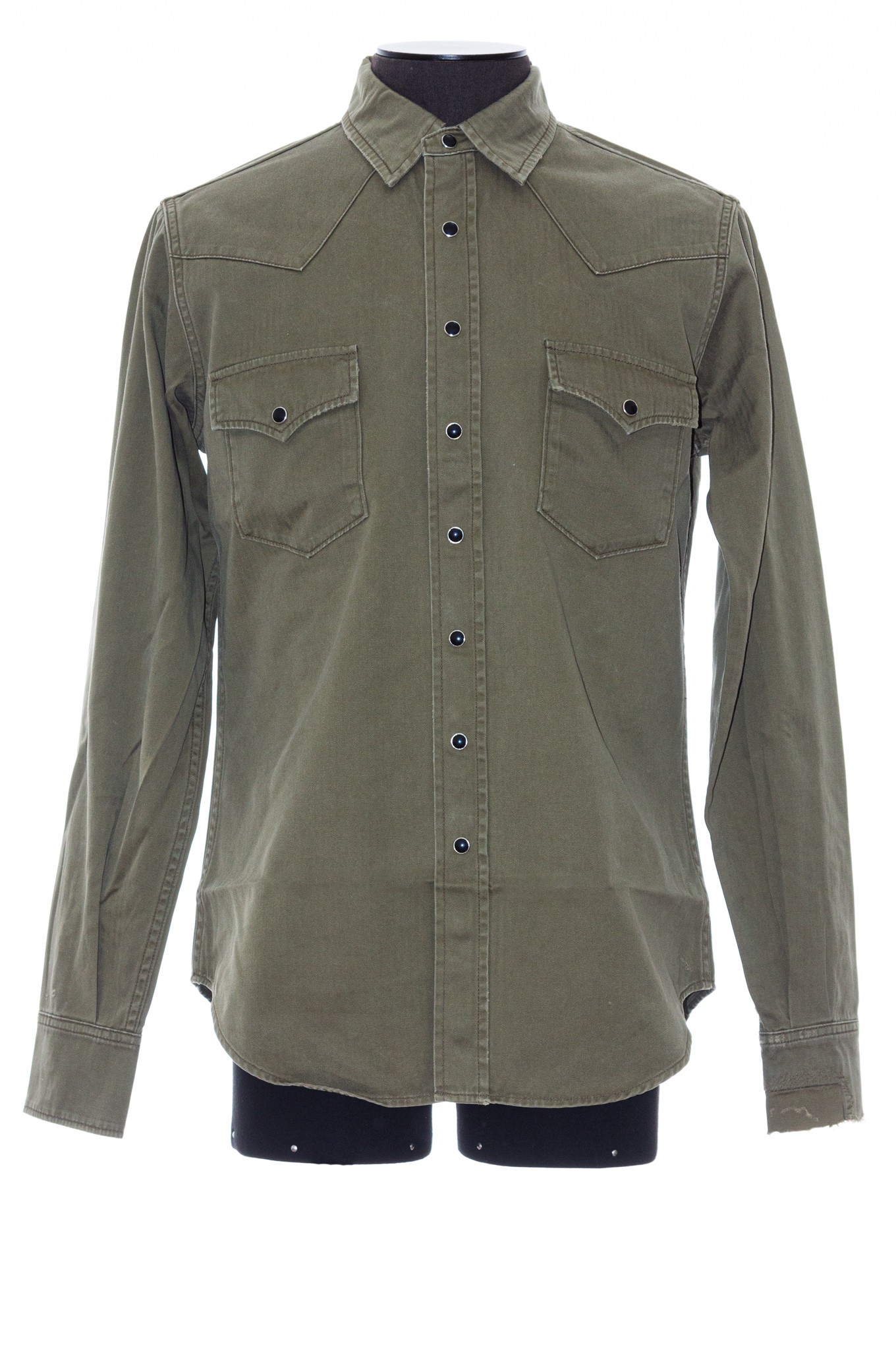Saint Laurent // Black & Silver Western Shirt – VSP
