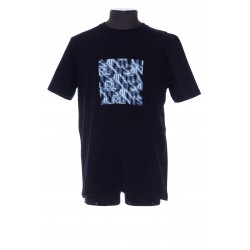 SAINT LAURENT OPTICAL ILLUSION T-SHIRT