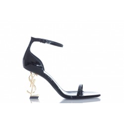 SAINT LAURENT OPYUM 85 YSL HEEL S VERNICE CHIFFON ORO ANTICO