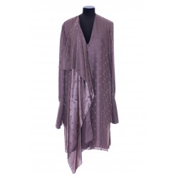 FENDI ROBE ABITO KARLIGRAPHY CREPE DE