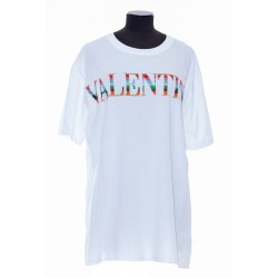 VALENTINO EMBROIDERED JERSEY T-SHIRT