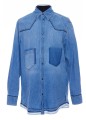 VALENTINO CAMICIA DENIM CON RISERVE DENIM