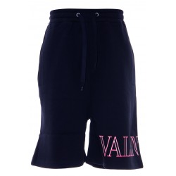 VALENTINO  BERMUDA SHORTS WITH METALLIC POCKET AND VALENTINO EMBOSSED 