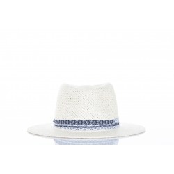 MAISON MICHEL ANDRÉ NATURAL STRAW, FEDORA HAT